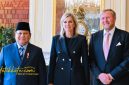 Presiden RI Prabowo Subianto saat diterima Raja Willem-Alexander dan Ratu Máxima di Istana Huis ten Bosch, Den Haag, Belanda, Jumat (26/9/2025).