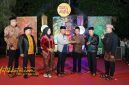 Bupati Bangkalan Lukman Hakim saat membuka kegiatan Malam Tera’ Bulan di halaman Kampus Universitas Trunojoyo Madura (UTM), Sabtu (27/9/2025) malam.