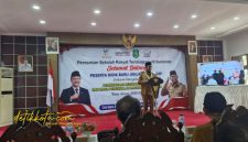 Bupati Sumenep Achmad Fauzi Wongsojudo saat membuka penyelenggaraan Sekolah Rakyat di SKD Batuan, Selasa (30/9/2025).