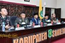 Bupati Sumenep Achmad Fauzi Wongsojudo memimpin rapat koordinasi bersama Forkopimda terkait penanganan gempa bumi di Pulau Sapudi dan Talango.