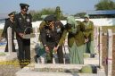 Dandim 0827/Sumenep Letkol Arm Bendi Wibisono memimpin ziarah daerah di TMP Jokotole Sumenep.