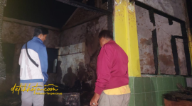 SDN Potoan Daya 2 Palengaan usai ruang kelas terbakar, Senin (6/10/2025).