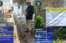 proyek perbaikan saluran drainase di Kelurahan Nagri Tengah, Kabupaten Purwakarta, Senin (6/10/2025).