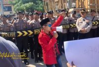 Aksi Jilid II GMNI Sumenep Desak BPN Bertindak Atasi Dugaan Mafia Tanah.