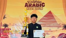 santri peraih Juara 1 Lomba Khitobah KAF 2025 se-ASEAN.