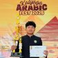 santri peraih Juara 1 Lomba Khitobah KAF 2025 se-ASEAN.