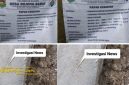 Kondisi jalan rabat beton di Dusun II Bunisari, Desa Bojong Barat, Kecamatan Bojong, Kabupaten Purwakarta, yang diduga dikerjakan tidak sesuai standar teknis.