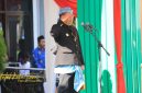 Wali Kota Probolinggo dr. Aminuddin memimpin upacara peringatan Hari Jadi ke-80 Provinsi Jawa Timur di halaman Kantor Wali Kota, Senin (13/10/2025).