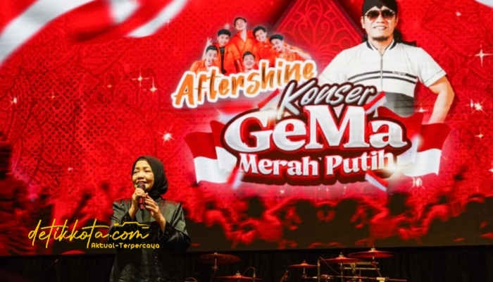 Wakil Bupati Malang Dra. Hj. Lathifah Shohib menghadiri Konser Gema Merah Putih dan Ngaji Kebangsaan bersama Gus Miftah di Lapangan Desa Pandesari, Kecamatan Pujon, Minggu (12/10/2025) malam.