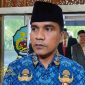 Bupati Bangkalan Lukman Hakim usai memimpin upacara peringatan Hari Jadi ke-80 Provinsi Jawa Timur di halaman Kantor Bupati Bangkalan, Senin (13/10/2025)