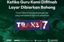 Poster pernyataan resmi PW GP Ansor Jawa Timur yang menyerukan boikot terhadap Trans7.