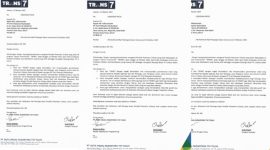 Surat resmi permohonan maaf Trans7 kepada Pondok Pesantren Lirboyo tertanggal 13 Oktober 2025.