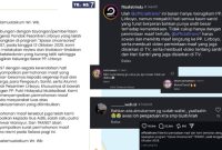 Unggahan akun resmi @officialtrans7 di Instagram yang menyampaikan permohonan maaf atas tayangan program “Xpose Uncensored” terkait Pondok Pesantren Lirboyo, Selasa (14/10/2025).