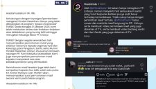 Unggahan akun resmi @officialtrans7 di Instagram yang menyampaikan permohonan maaf atas tayangan program “Xpose Uncensored” terkait Pondok Pesantren Lirboyo, Selasa (14/10/2025).