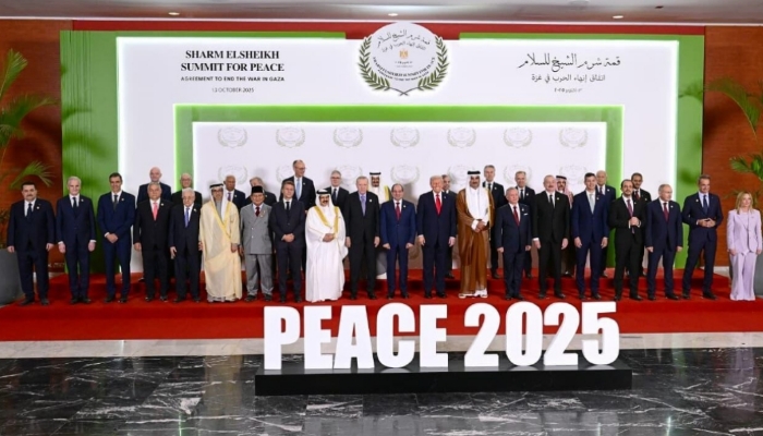 Presiden Republik Indonesia, Prabowo Subianto menghadiri Konferensi Tingkat Tinggi (KTT) Perdamaian Sharm El-Sheikh yang digelar di International Congress Centre, Sharm El-Sheikh, Republik Arab Mesir, pada Senin, 13 Oktober 2025. Foto: BPMI Setpres/Muchlis Jr