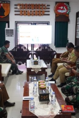 Dandim 0827/Sumenep Dukung Pembangunan Koperasi Desa Kelurahan Merah Putih