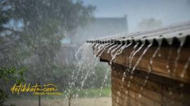 Ilustrasi hujan lebat yang berpotensi melanda berbagai wilayah di Indonesia.