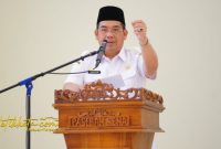 Wali Kota Probolinggo, dr. Aminuddin, membuka Sosialisasi Pengadaan Barang dan Jasa melalui E-Purchasing dan Bimbingan Teknis Negosiasi Harga di Hall Paseban Sena Ballroom Hotel dan Resto, Rabu (15/9/2025).
