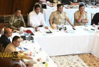 Presiden Prabowo Subianto memimpin rapat terbatas bersama jajaran Kabinet Merah Putih di Kertanegara, Jakarta, Kamis (16/10/2025).