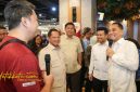 Menteri PKP Maruarar Sirait dan Mendagri Tito Karnavian didampingi Wali Kota Surabaya Eri Cahyadi serta Wakil Gubernur Jatim Emil Dardak saat meninjau pelayanan di Mal Pelayanan Publik (MPP) Siola Surabaya, Jumat (17/10/2025).