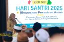 Bupati Banyuwangi Ipuk Fiestiandani menghadiri dan memberikan sambutan di kick off Hari Santri Nasional (HSN) 2025 di Pendopo Sabha Swagata Blambangan, Senin (20/10/2025).