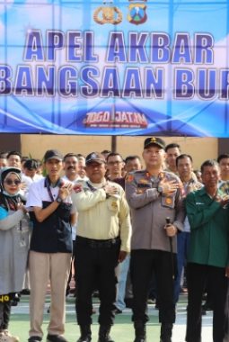 Kapolres Sumenep Ajak Buruh Jaga Persatuan Lewat Apel Akbar Kebangsaan