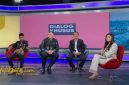 Ketua Komisi Informasi (KI) Jawa Timur, Edi Purwanto bersama Konsul Jenderal Australia, Glen Douglas Askew saat dialog strategis peringatan Hari Hak untuk Tahu Internasional di Surabaya, Kamis (23/10/2025).