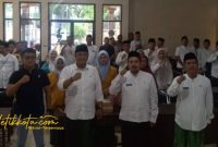 Kepala Diskominfo Sumenep Indra Wahyudi saat memimpin Deklarasi dan Sosialisasi Pencegahan Judi Online di Aula Diskominfo Sumenep, Kamis (23/10/2025).