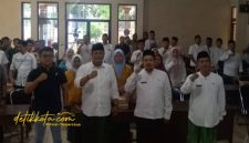 Kepala Diskominfo Sumenep Indra Wahyudi saat memimpin Deklarasi dan Sosialisasi Pencegahan Judi Online di Aula Diskominfo Sumenep, Kamis (23/10/2025).