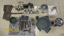 Barang bukti bahan peledak dari rumah tersangka di Kecamatan Gapura.