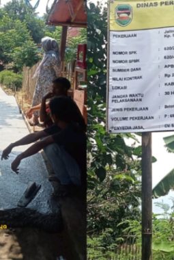 Pembangunan Jalan Lingkungan di Desa Sempur Mulai Dikerjakan