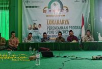 Pengurus dan peserta Lokakarya Perencanaan Program PCNU Sumenep 2025–2030 saat mengikuti sesi diskusi di Kantor PCNU Sumenep.