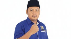 Ketua DPD KNPI Sumenep Khairul Umam menyampaikan pesan semangat kebangsaan dalam peringatan Hari Sumpah Pemuda ke-97, Selasa (28/10/2025).