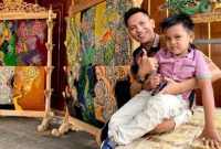 Owner Batik Tulis Canteng Koneng, Didik Haryanto.