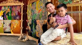 Owner Batik Tulis Canteng Koneng, Didik Haryanto.