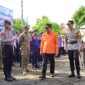Wali Kota Probolinggo dr. Aminuddin memimpin Apel Kesiapsiagaan Bencana Hidrometeorologi bersama jajaran Forkopimda di halaman kantor BPBD Kota Probolinggo.