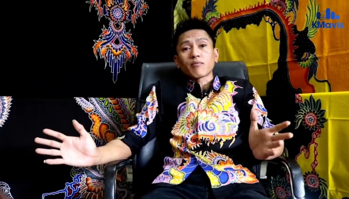 Owner Batik Tulis Canteng Koneng, Didik Haryanto.