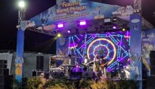 Festival Band Pelajar 2025 di halaman belakang GOR A. Yani, Sabtu malam (1/11/2025).