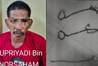 Tersangka dan BB kasus pencurian sapi di Kecamatan Ganding, Minggu (2/11/2025).