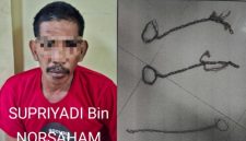 Tersangka dan BB kasus pencurian sapi di Kecamatan Ganding, Minggu (2/11/2025).