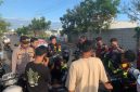Petugas Satlantas dan Sat Samapta Polres Sumenep saat melakukan patroli gabungan di sejumlah titik rawan balap liar.