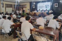 Kepala Diskominfo Sumenep Indra Wahyudi membuka kegiatan Bimtek Deteksi dan Penanganan Insiden Siber di Aula Kantor Diskominfo Sumenep.