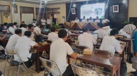 Kepala Diskominfo Sumenep Indra Wahyudi membuka kegiatan Bimtek Deteksi dan Penanganan Insiden Siber di Aula Kantor Diskominfo Sumenep.