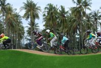 Sirkuit BMX Supercross Muncar, Banyuwangi, yang menjadi tuan rumah ajang internasional BMX Supercross 2025.