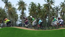 Sirkuit BMX Supercross Muncar, Banyuwangi, yang menjadi tuan rumah ajang internasional BMX Supercross 2025.