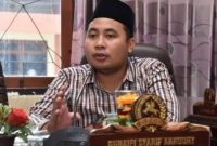 Anggota Komisi II DPRD Sumenep dari Fraksi PAN, Gunaifi Syarif Arrody.