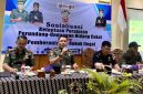 Sosialisasi ketentuan cukai kepada camat, lurah, dan Satpol PP di Paseban Sena, Kota Probolinggo.