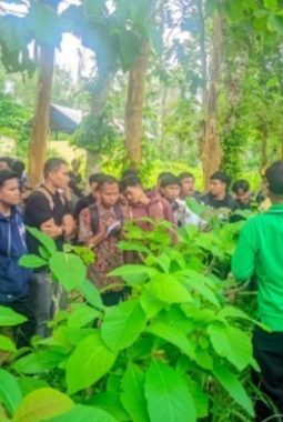 85 Mahasiswa PJKR UPGRI Sumenep Ikuti Studi Kampus Bertema Cinta Alam di Persemaian RPH Sumenep