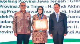 Penyerahan Penghargaan Proklim 2025 di Ballroom Hotel Grand Sahid, Jakarta Pusat, Senin (1/12/2025).