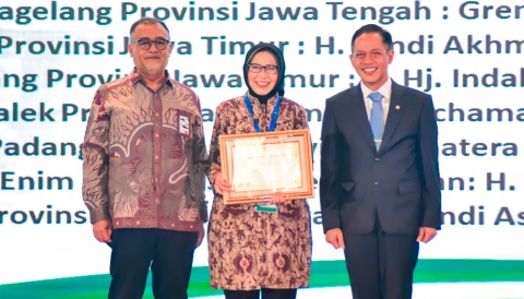 Penyerahan Penghargaan Proklim 2025 di Ballroom Hotel Grand Sahid, Jakarta Pusat, Senin (1/12/2025).